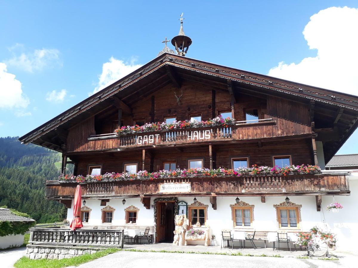 Traditionsgasthof Sollererwirt Thierbach Exterior foto
